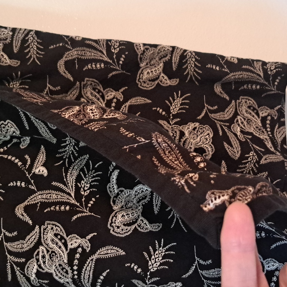 Golf Skirt/Skort Floral Cotton Size 12 Black - Picture 2 of 6